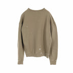 Dior DIOR * Travis Scott CACTUS JACK Oversize Sweatshirt Crew neck Cotton Khaki brown