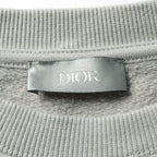 Dior CD logo Sweatshirt Crew neck Cotton Gray