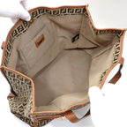 Fendi  Canvas Leather Tote Bag ()
