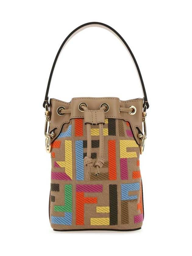Fendi Mon Tresor Logo Small Bucket Bag