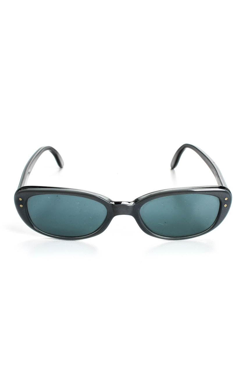 Chloe Womens Metallic Gray Round Sunglasses