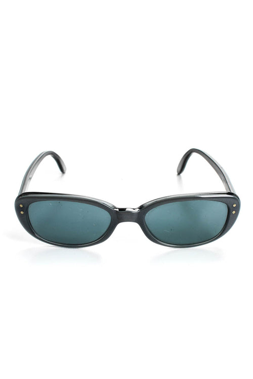 Chloe Womens Metallic Gray Round Sunglasses