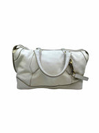 CELINE White Leather Handbag