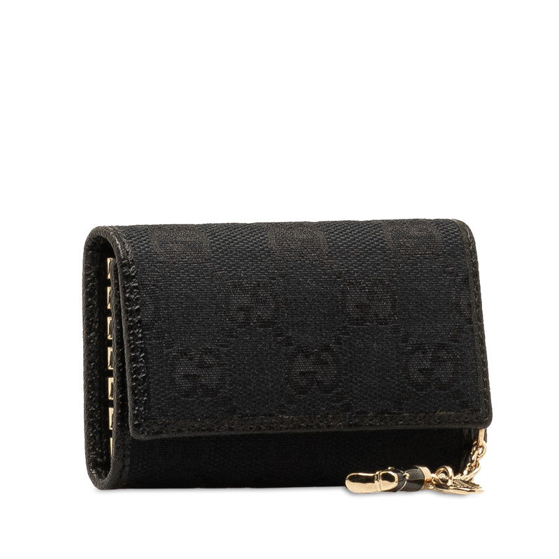 Gucci GG Canvas Leather Key Case