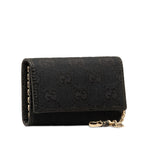 Gucci GG Canvas Leather Key Case