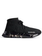 Balenciaga Speed 2.0 Lace-Up High-Top Sneakers Black
