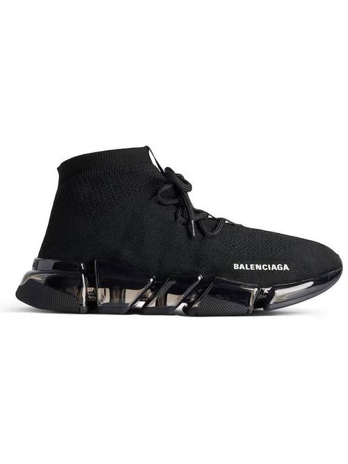 Balenciaga Speed 2.0 Lace-Up High-Top Sneakers Black