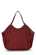 Fendi,  Red Zucca Chef Pocket Tote Small, Red
