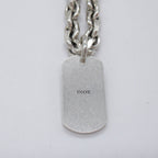 Dior Necklace Necklace Brass Silver