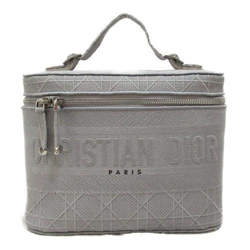 Dior Vanity bag Handbag Canvas Gray