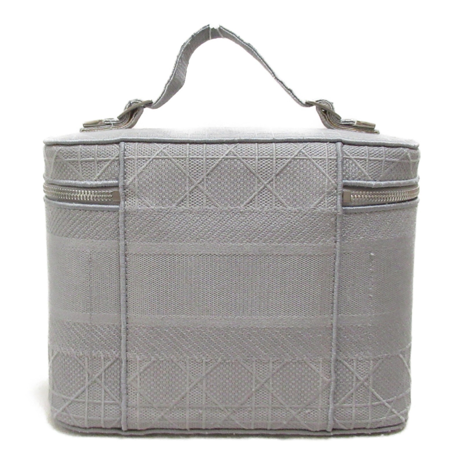 Dior Vanity bag Handbag Canvas Gray