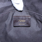 FENDI Zucca Canvas Shoulder Bag Brown Black Orange91226