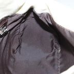 FENDI Zucca Canvas Mamma Baguette Shoulder Bag Beige Silver91229