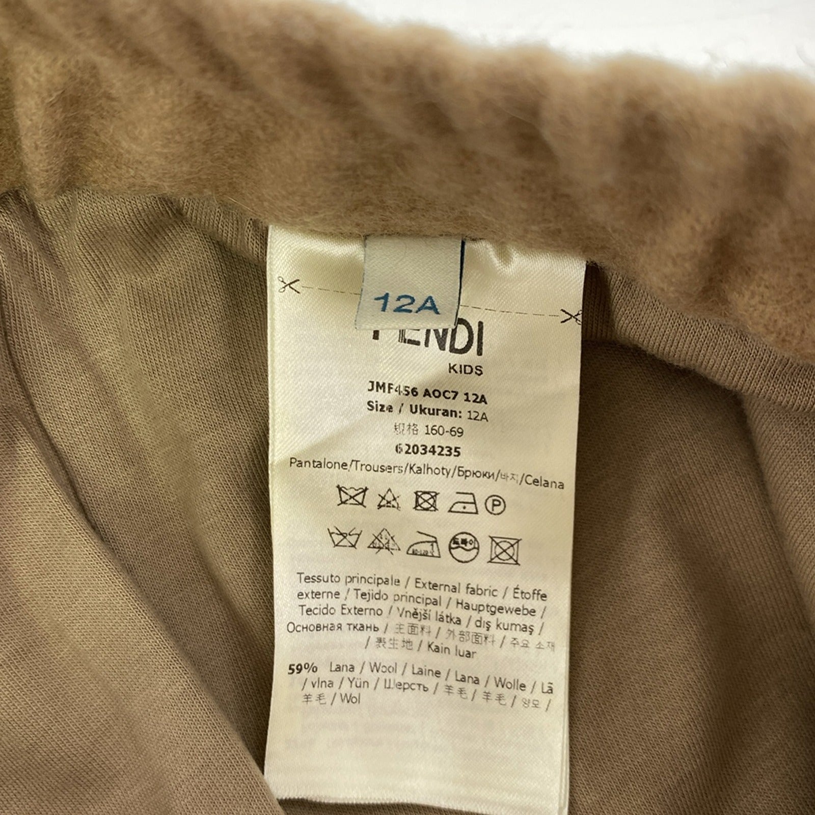FENDI Pants Pants Cotton Beige