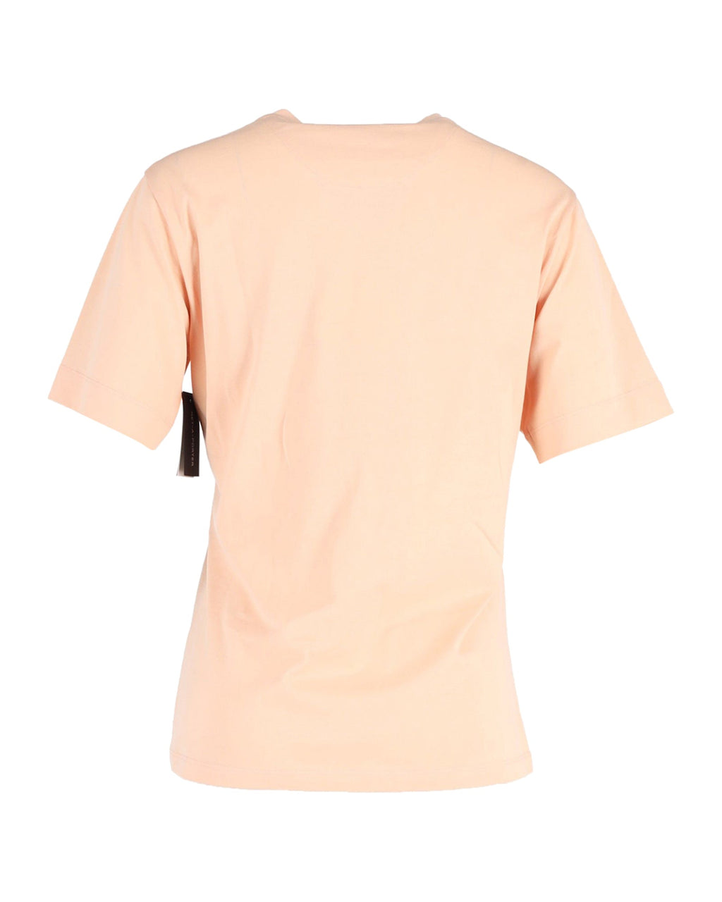 Chloe Heart Logo T-Shirt in Peach Cotton