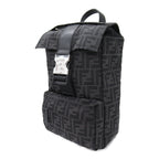 FENDI Rucksack Backpack Backpack Rucksack Fabric Black