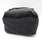 FENDI Rucksack Backpack Backpack Rucksack Fabric Black