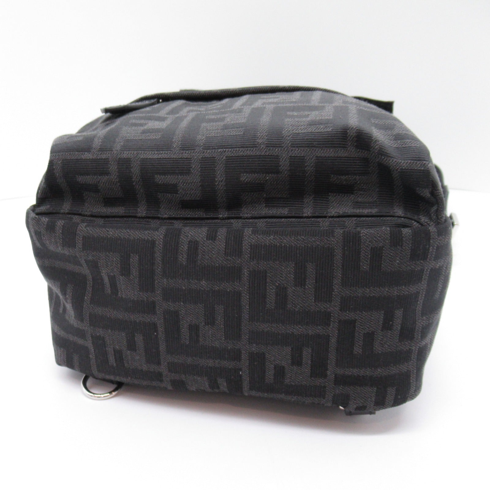 FENDI Rucksack Backpack Backpack Rucksack Fabric Black
