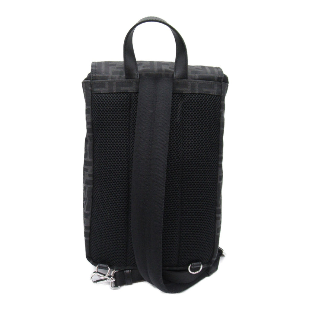 FENDI Rucksack Backpack Backpack Rucksack Fabric Black