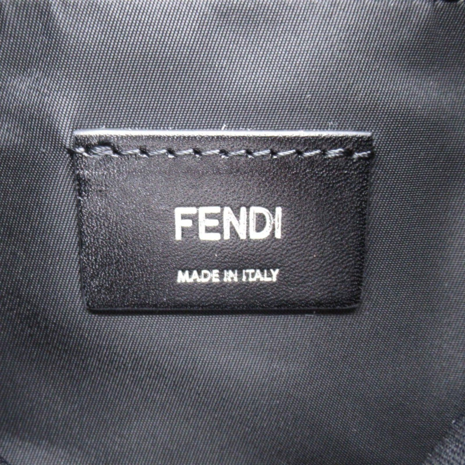 FENDI Rucksack Backpack Backpack Rucksack Fabric Black