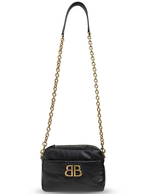 Balenciaga Balenciaga Shoulder Bag Monaco SX, Women's, Black
