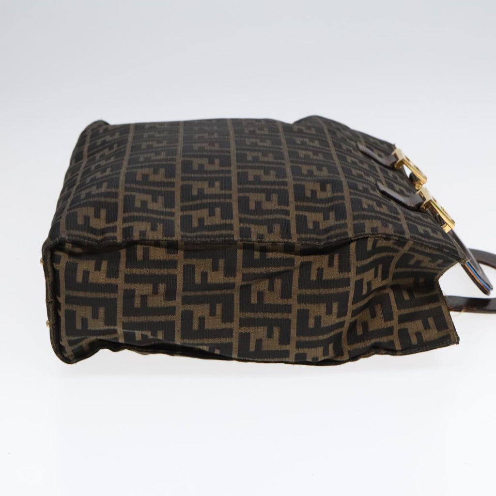 FENDI Zucca Canvas Hand Bag Brown91561