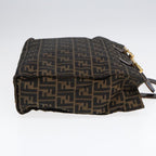 FENDI Zucca Canvas Hand Bag Brown91561