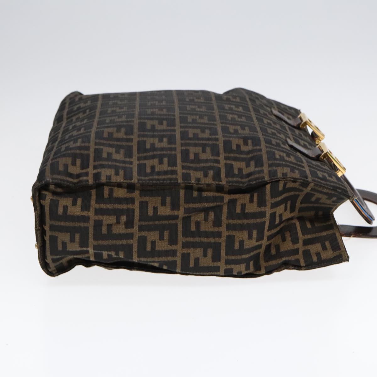 FENDI Zucca Canvas Hand Bag Brown91561