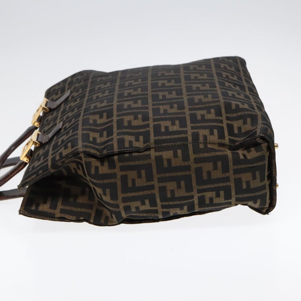 FENDI Zucca Canvas Hand Bag Brown91561