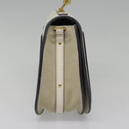 Chloe Nile Small Bracelet Hand Bag Leather 2way White Gold 91595