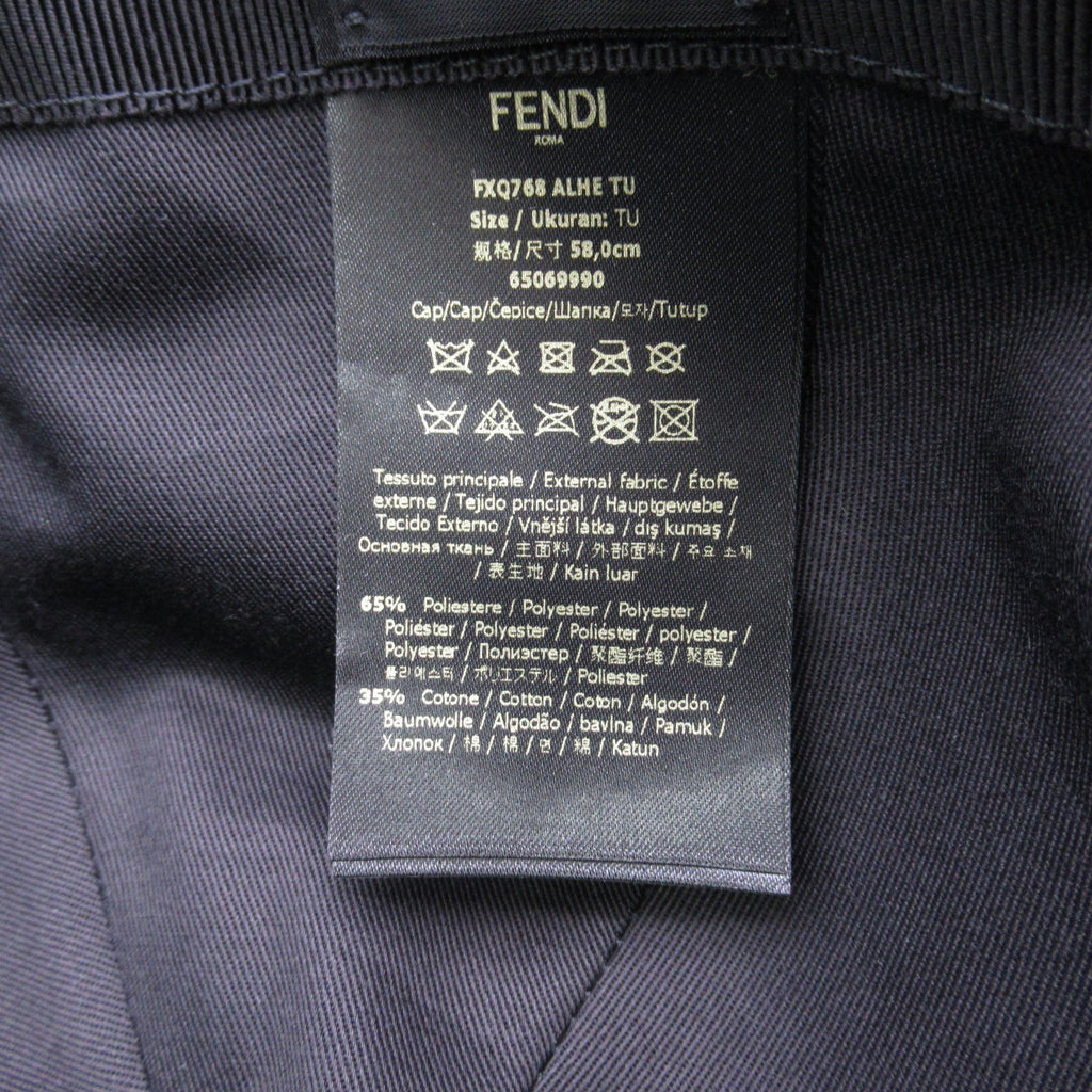 FENDI Baseball cap Cap Black