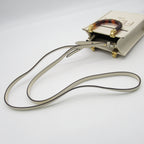 FENDI Sunshine Shopper Mini Shoulder bag Shoulder bag Calfskin (cowhide) White
