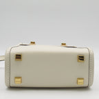 FENDI Sunshine Shopper Mini Shoulder bag Shoulder bag Calfskin (cowhide) White