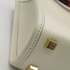 FENDI Sunshine Shopper Mini Shoulder bag Shoulder bag Calfskin (cowhide) White