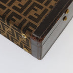 FENDI Zucca Canvas Trunk Brown91631