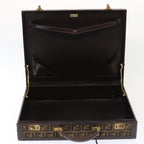 FENDI Zucca Canvas Trunk Brown91631