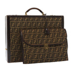 FENDI Zucca Canvas Trunk Brown91631