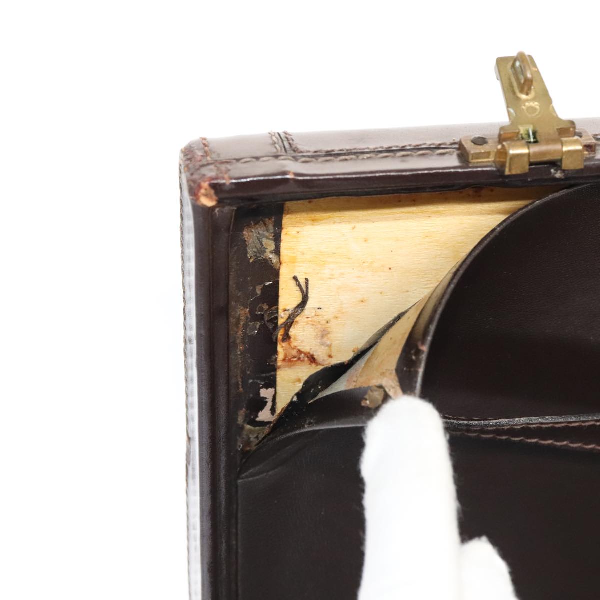 FENDI Zucca Canvas Trunk Brown91631