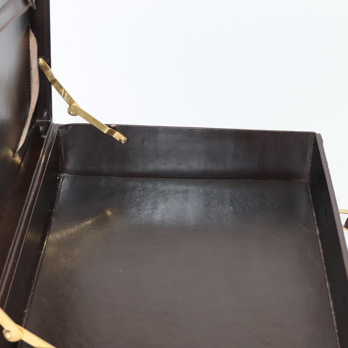 FENDI Zucca Canvas Trunk Brown91631