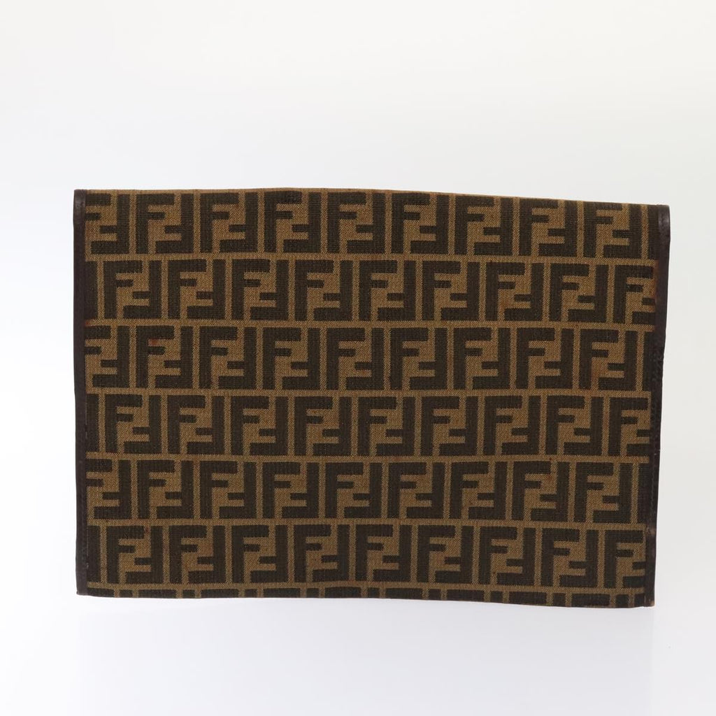 FENDI Zucca Canvas Trunk Brown91631