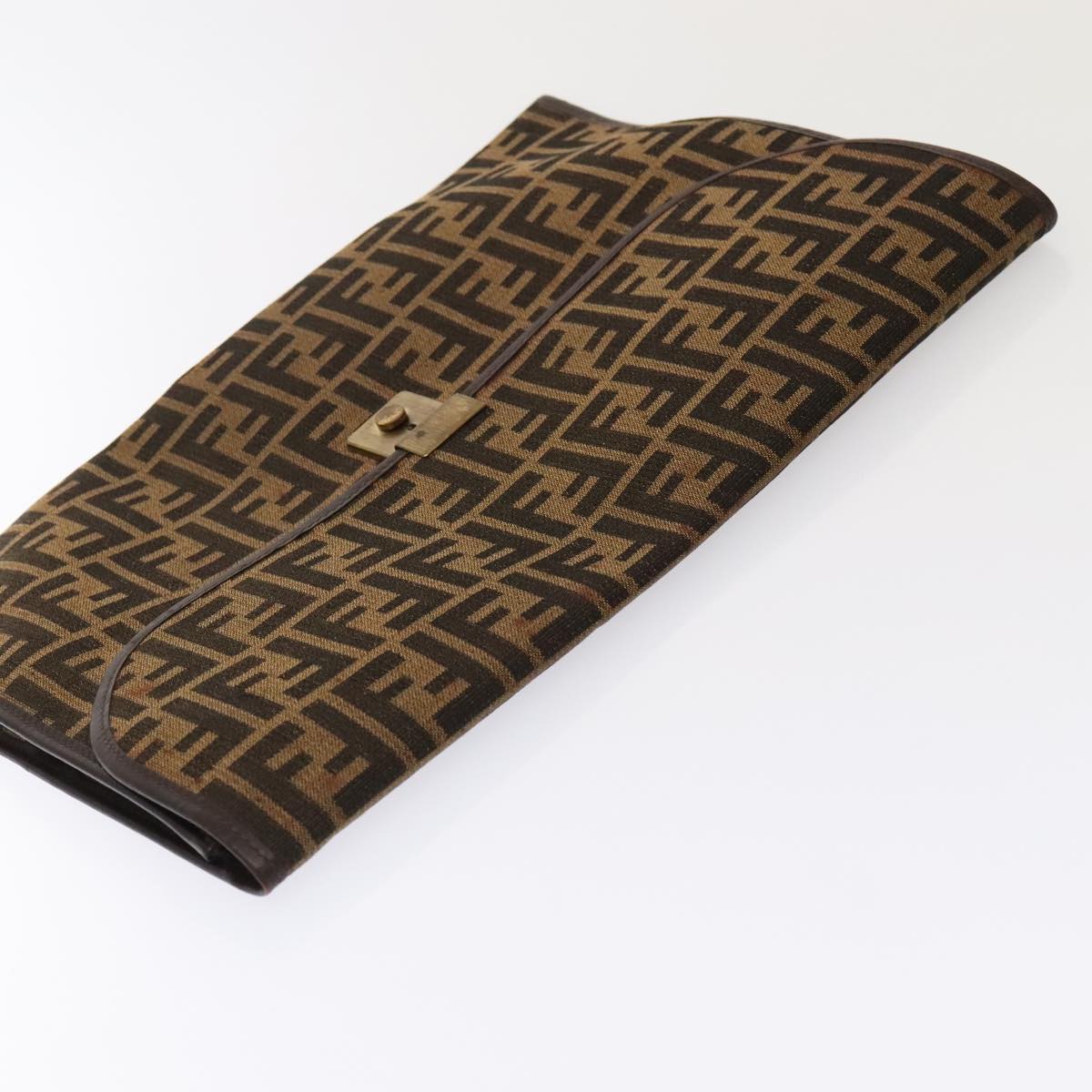 FENDI Zucca Canvas Trunk Brown91631