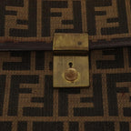 FENDI Zucca Canvas Trunk Brown91631