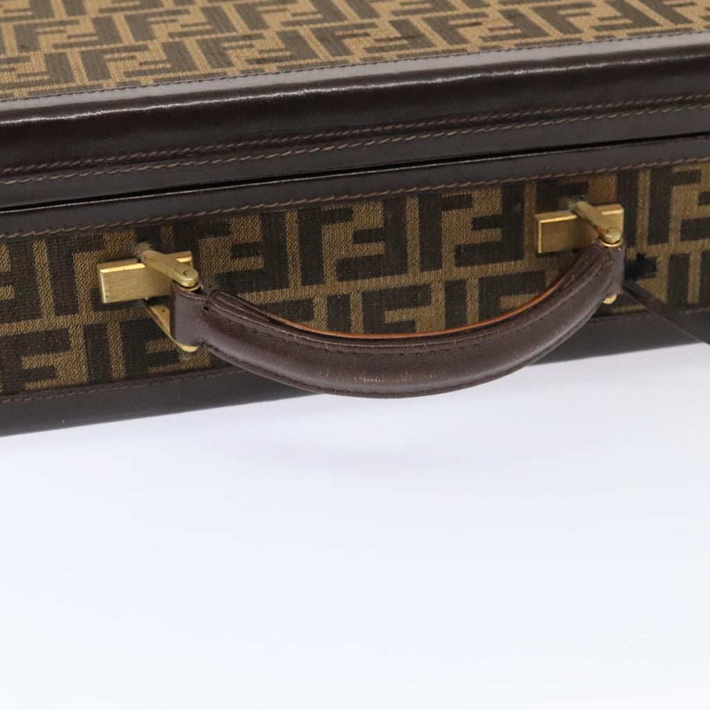 FENDI Zucca Canvas Trunk Brown91631