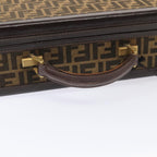 FENDI Zucca Canvas Trunk Brown91631