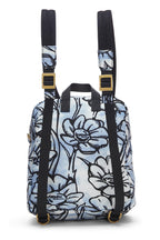 Fendi,  Blue & Black Nylon Printed Backpack Small, Multi