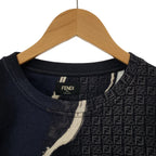 FENDI Sweat Sweatshirt Cotton Navy