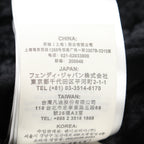 FENDI Zucca Jacket Mouton Black Gray