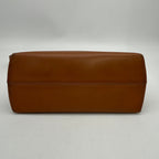 FENDI Vitello King Logo Embossed Medium By The Way Boston Bag Cuoio LA30267