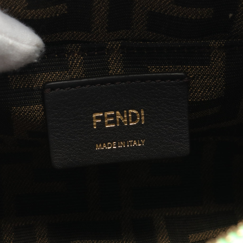 FENDI By the way Mini Handbag Leather Green 2WAY
