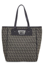 Fendi,  Brown Zucchino Canvas Tote, Brown